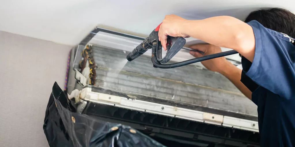 how to clean black mold out of air conditioner